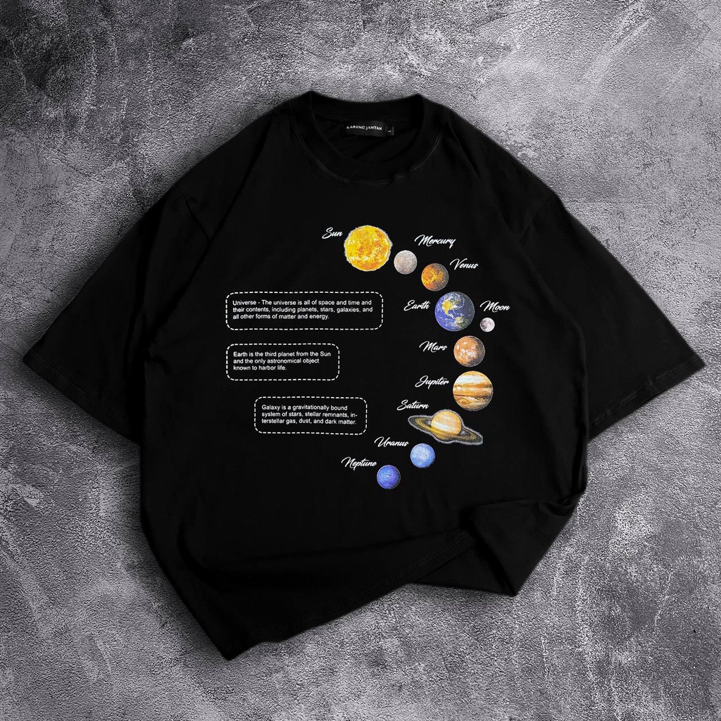 [Oversize] BAJU KAOS OVERSIZE / OVERSIZE T-SHIRT &quot;galaxy&quot;