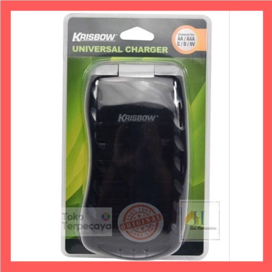 Charger Baterai Krisbow/Krisbow Charger Universal Pb19