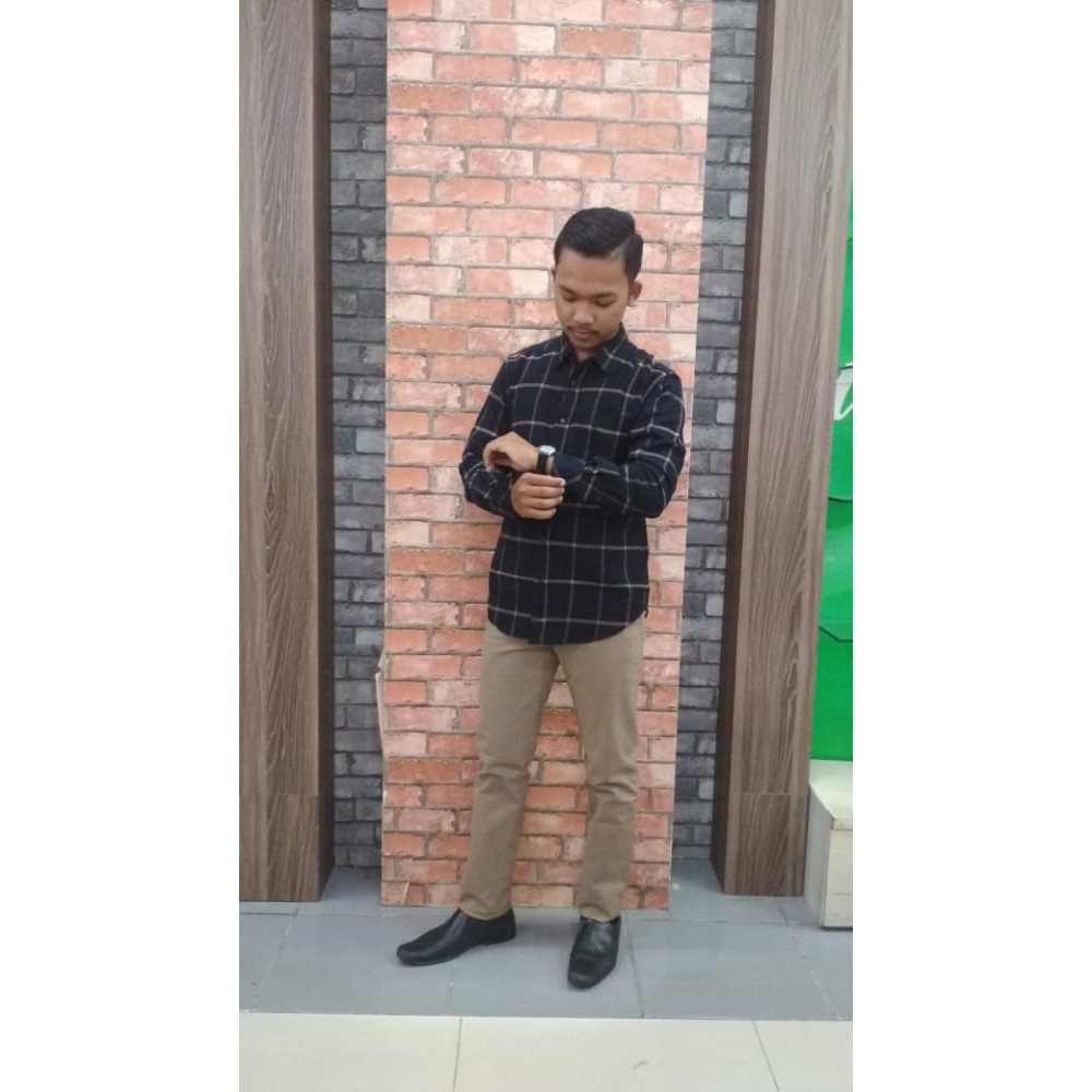 Ramayana Jambi S 135 KEmeja Flanel Lengan Panjang art 07994