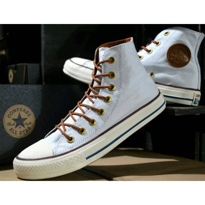 SEPATU CASUAL PRIA CONVERSE HIGHT PUTIH ORIGINAL PREMIUM 39-44