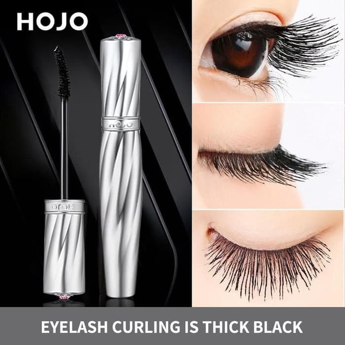 HOJO 8026 4D Fiber Mascara Long Black Lash Eyelash Extension Waterproof Eye