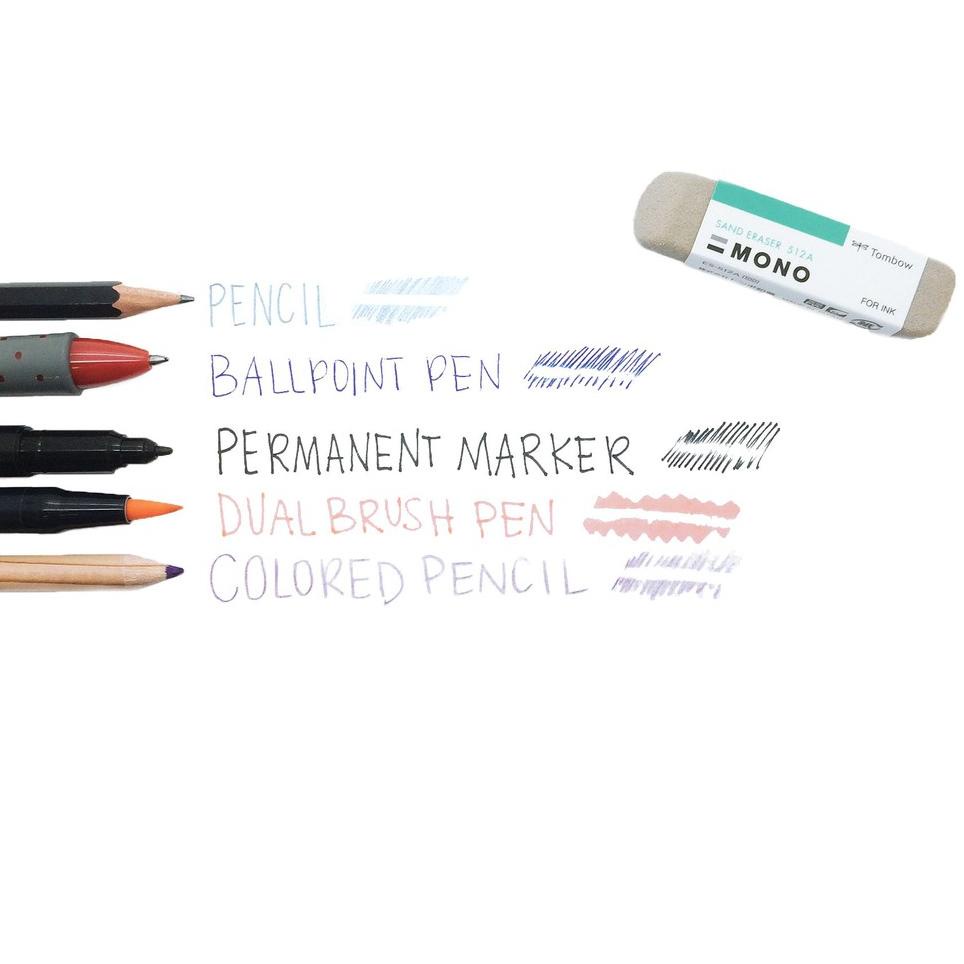 

BM Tombow MONO Sand Eraser - Penghapus Pensil Warna & Marker ♫↔ ¯