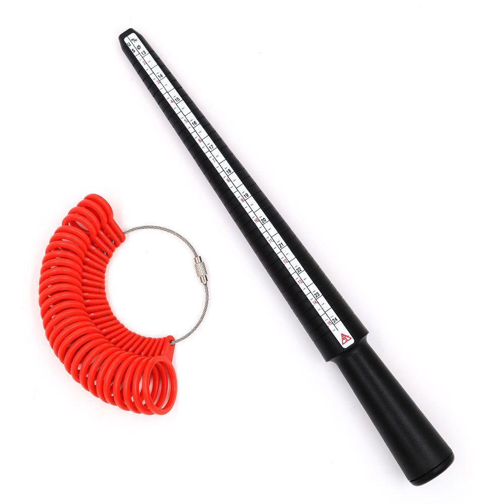 POPULAR Populer Finger Ring Sizer Aksesoris Measure Stick Gauge Alat Ukur Ukuran Cincin