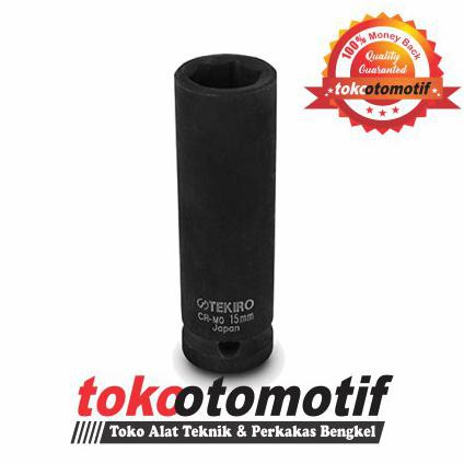 Mata Kunci Sok Panjang Impact 6pt 1/2" 12 mm TEKIRO ( Original ) Perbaikan Motor Top Quality