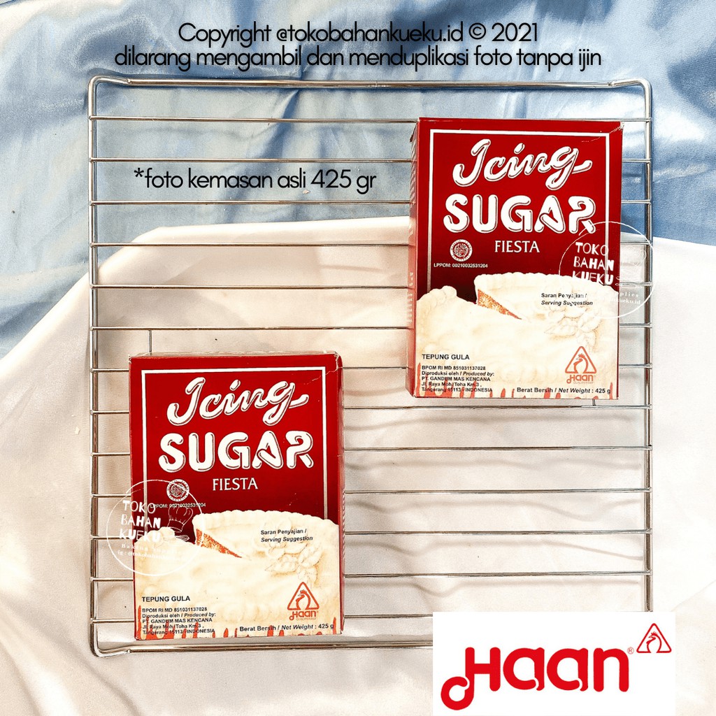 

HAAN Fiesta Icing Sugar 425 gr Tepung Gula Halus Bubuk