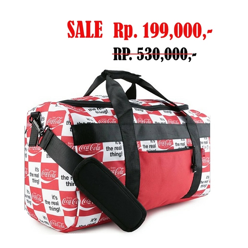 Original NEW Coca Cola Wakai Bag Tas Gym Travel