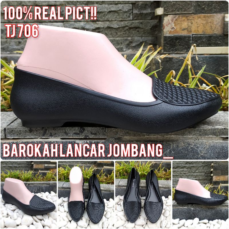 SEPATU PANTOFEL KARET WANITA FUHAHA TJ 706 SIZE 36-40