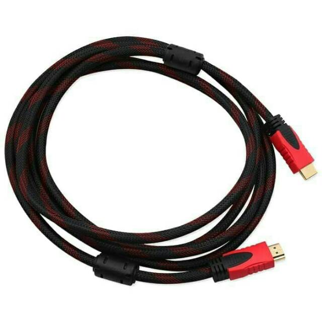 Original Kabel HDMI 3M 3 meter Bahan kain plat Gold Plated