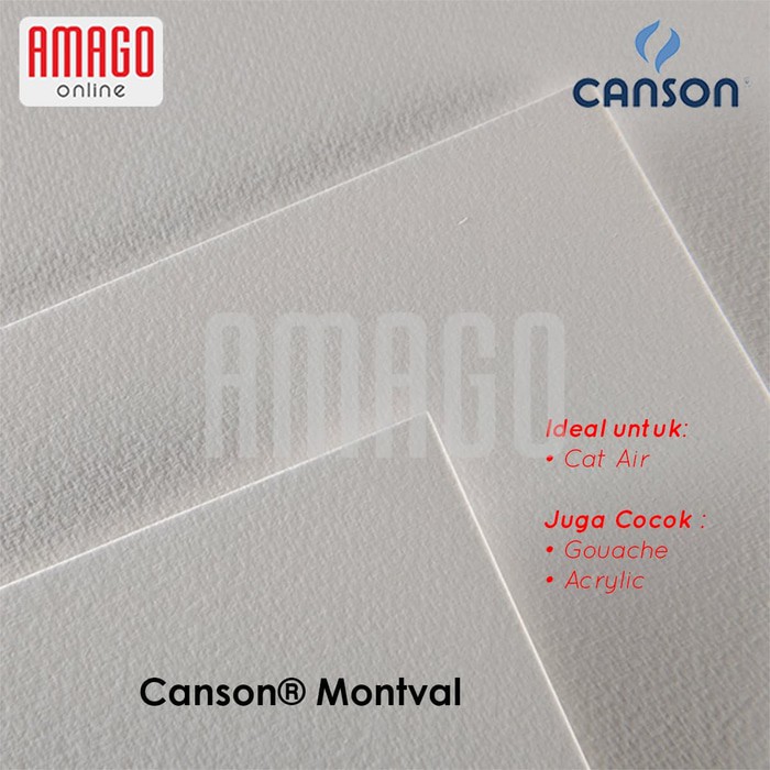 CANSON MONTVAL - COLD PRESSED PAPER - 152X1000CM - 185G (ROLL) - 200802100