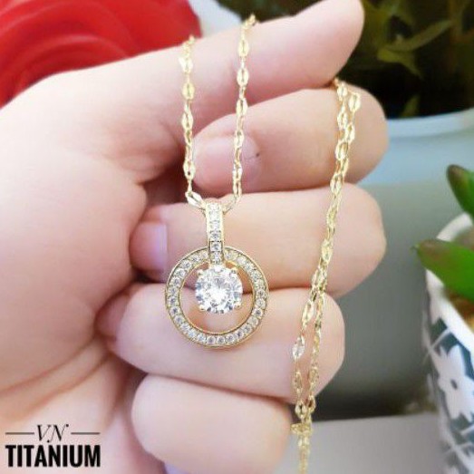 Titanium Kalung Liontin 3 Variasi 8889