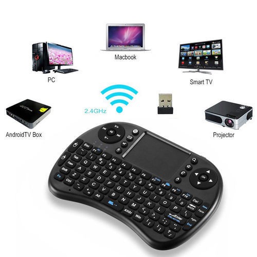 Mini keyboard Wireless 2.4Ghz dengan Touchpad