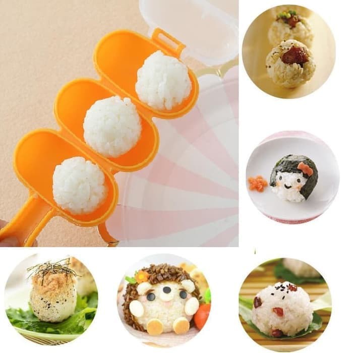 Sgmshop Rice Ball Shaker Alat Cetak Nasi bento Sushi Mold