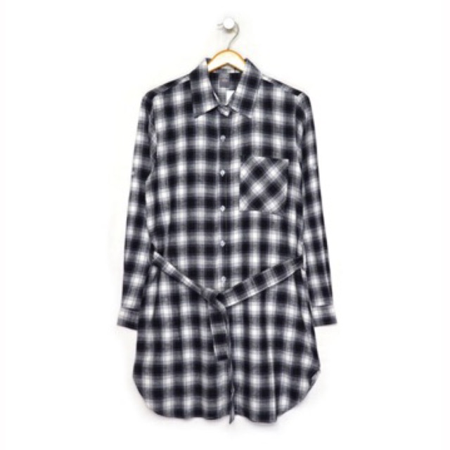 shirt kemeja flanel kemeja wanita/homey dress/dress/blouse wanita/blouse/baju kantor/kemeja kantor