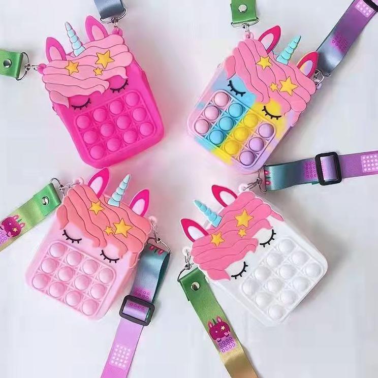 TAS ANAK POP IT UNICORN TAS POP IT UNICORN TAS POP IT ANAK TAS POP IT SQUID ANAK SQUID GAME TAS SELE