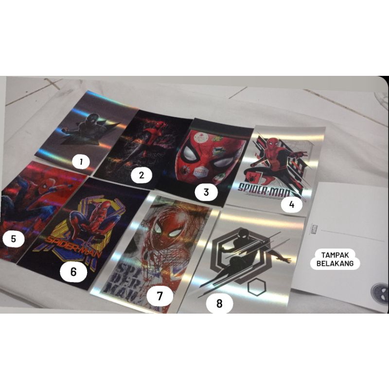 

[MARVEL KOREA] Spiderman No Way Home Holographic Postcard Post Card