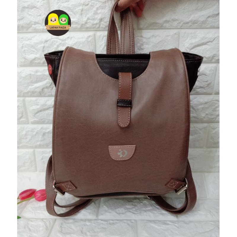 SOLD ❌ Tas Ransel Gotosovie Eriko Black Brown