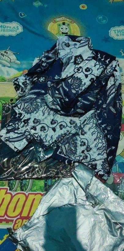 Kemeja Batik Pria Lengan Panjang Size M L Xl Xxl