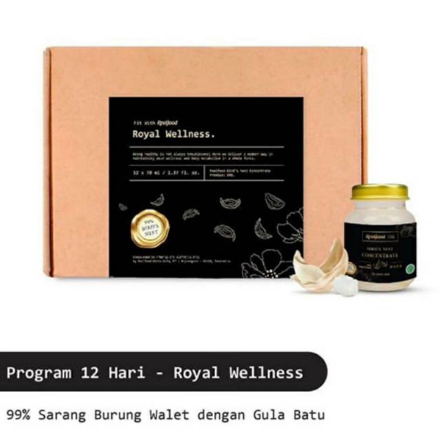 

REALFOOD ROYAL WELLNESS PROGRAM 12 HARI