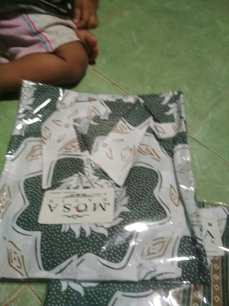 Atasan Kemeja Batik Mosa Hem Pria, Motif Mega Mendung Batik Pekalongan -hem