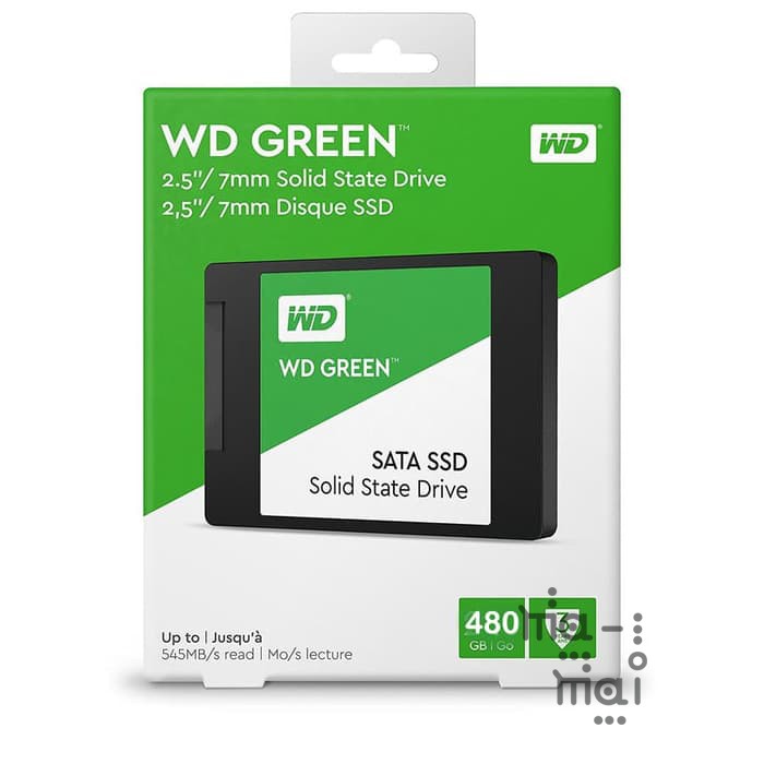 WD SSD GREEN WDS480G2G0A 480 GB 2,5&quot; SATA SSD WD SSD GREEN 480GB