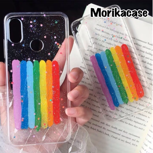 Rainbow Paint Case ALL PHONE TYPES! F9 F11 V15 Y91 Y93 S10 Plus S9 S8 Note 5 8 9 10 Redmi 4 6 5a 6a