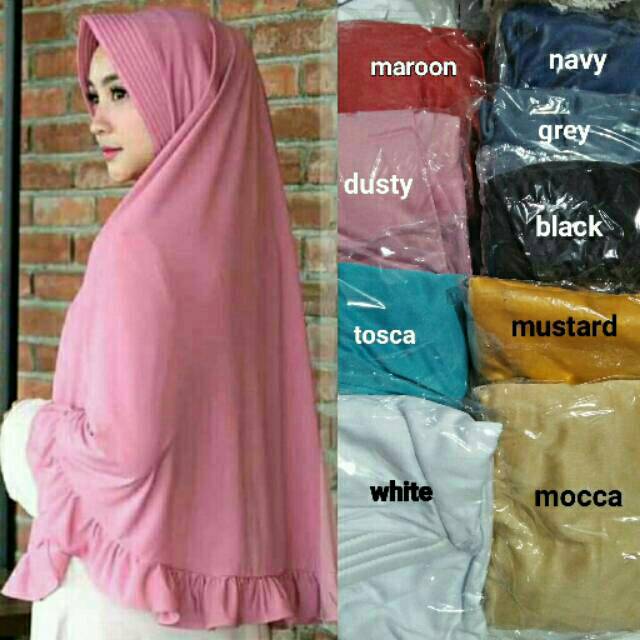 Jilbab syari jumbo