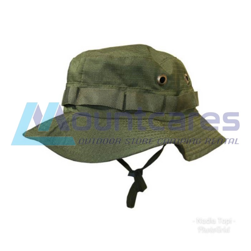 Topi Rimba Bahan Ripstop Good Quality Topi Gunung Topi Pendaki Topi Pancing Topi Pantai