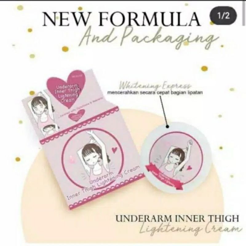 Underarm MS GLOW / Cream Lipatan