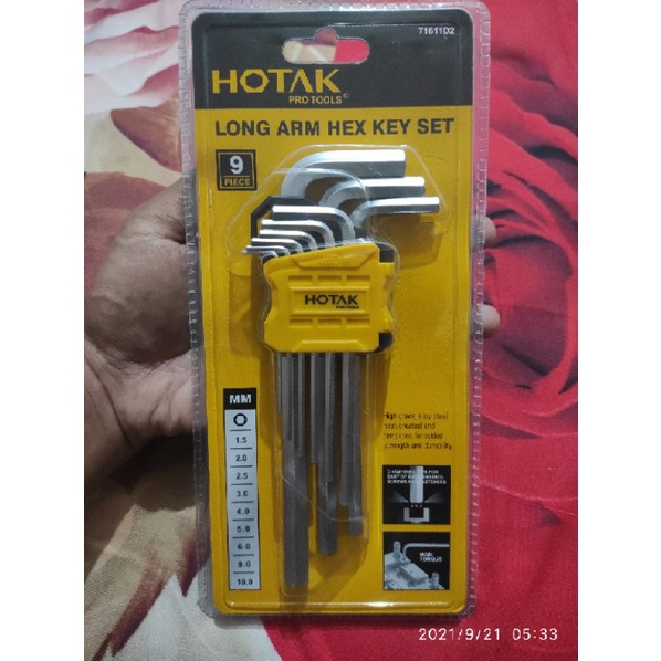 Kunci L hex key Premium HOTAK