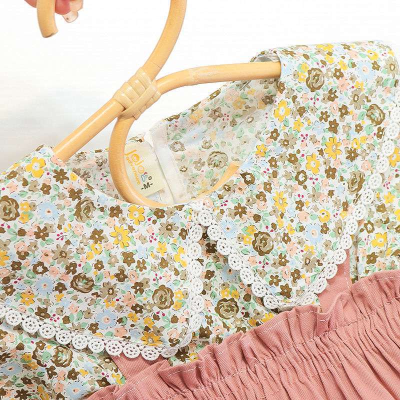 【Happy Baby】0- 4Tahun QZ-35 Dress anak perempuan Motif bunga Fashion Anak