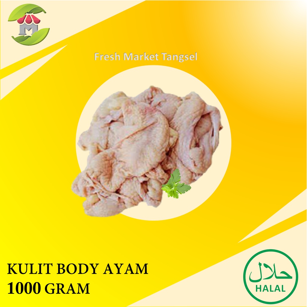 

kulit ayam body 1kg kualitas terbaik grade A ekspor