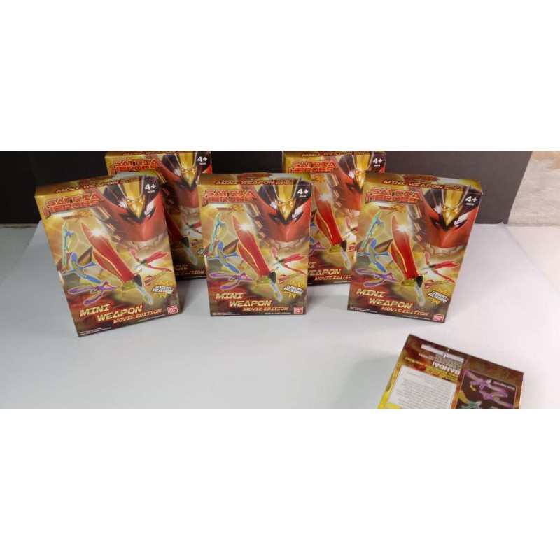 Bima X Satria Heroes Mini Weapon Movie Edition Bandai Original