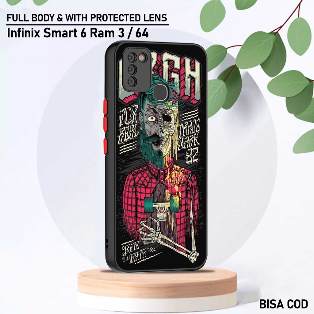 Case Infinix Smart 6 Ram 3 - Motif Case [ Mancasekilers3 ] - Hardcase Infinix Smart 6 Ram 3 - Softca