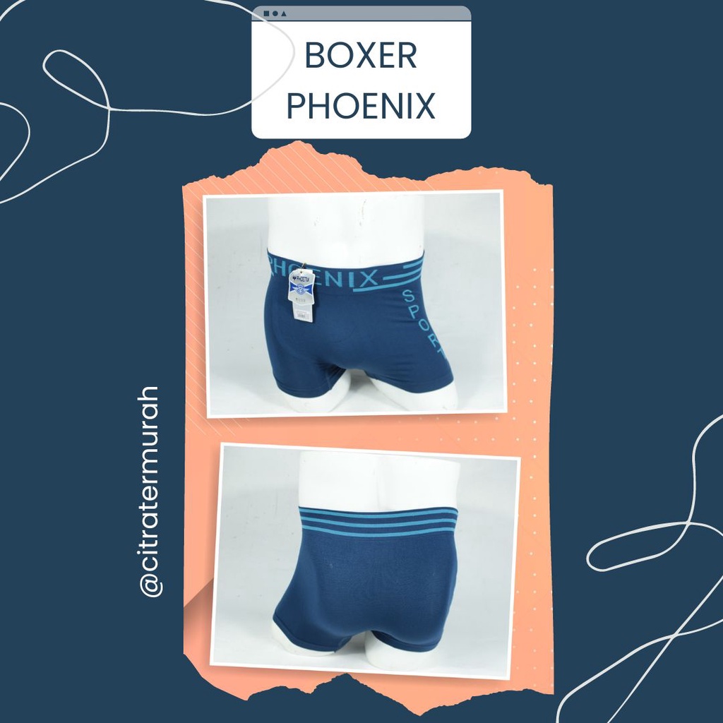 Celana Boxer Pria Premium Bahan Rajut CD Brief Celana Dalam Boxer Pria Celana Pendek Pria Phoenix Premium Best Quality Best Seller