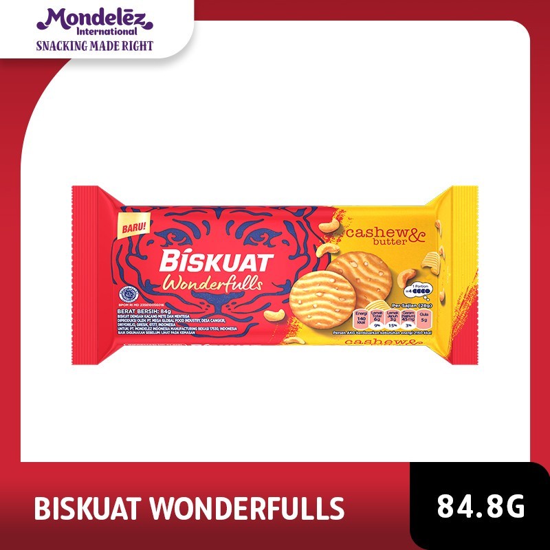 

Biskuat Wonderfulls Cashew & Butter 84gr