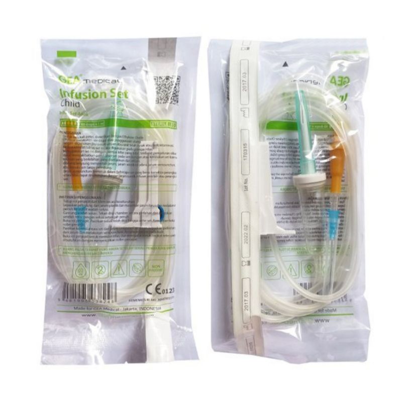 Infus set anak GEA /child infusion set/ selang infus /Infusion Set Adult/Dewasa