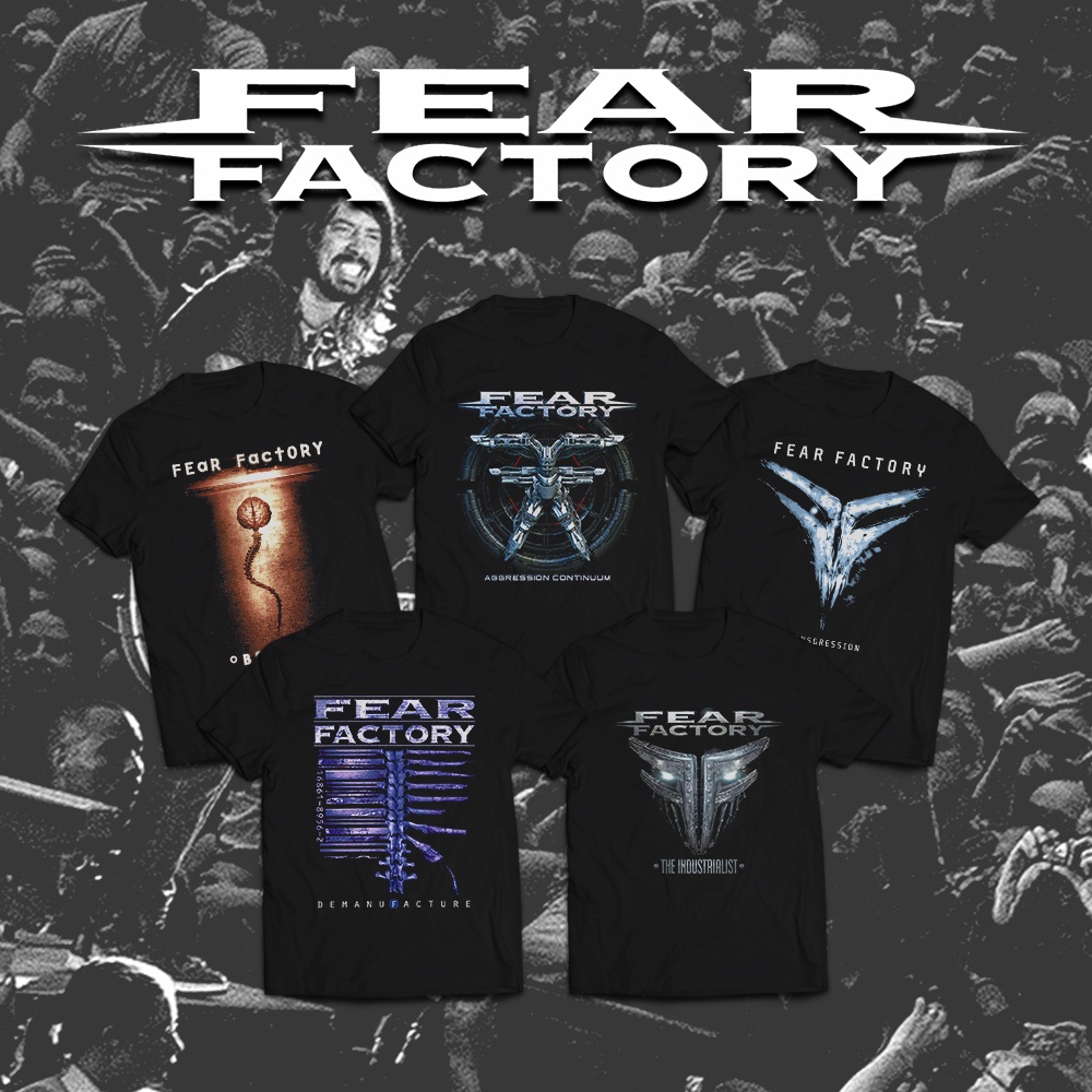 Kaos Band / T-Shirt Fear Factory Series / DTG Kornit
