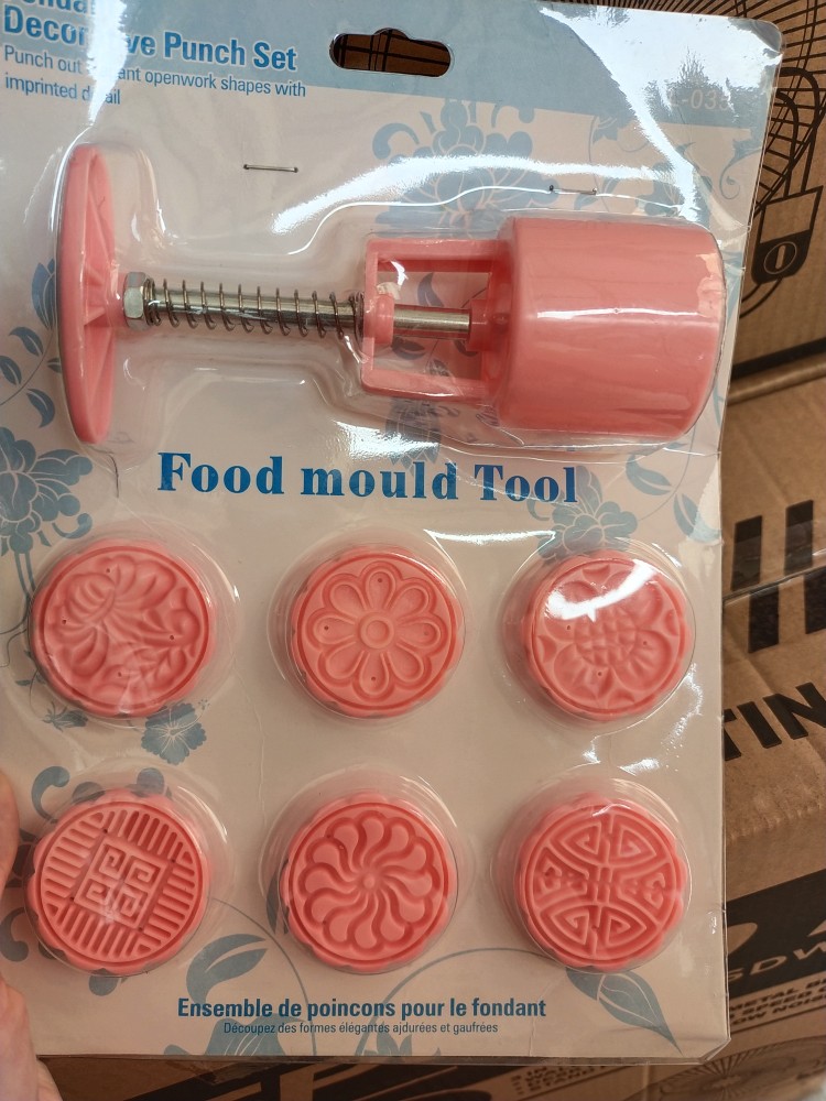 Cetakan Kue Mooncake / Fondant Decorative Punch Set
