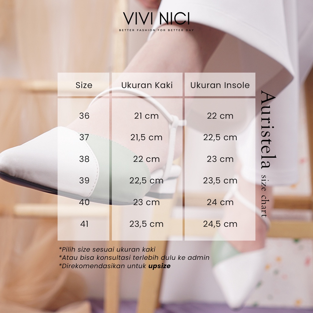 Vivi Nici - Auristela Sandal Mules Hak 3 Cm-2