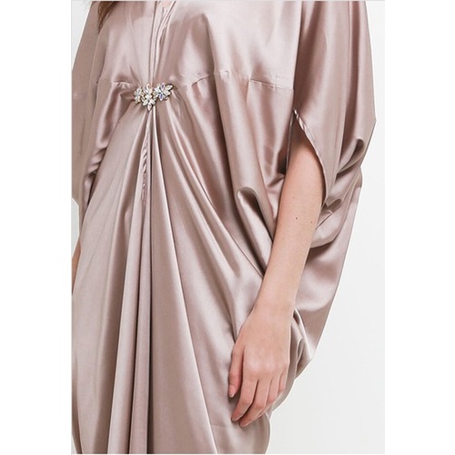 ICONS SILKY SATEEN PENGUIN KAFTAN W/TAL LEBARAN MODERN MEWAH FASHION WANITA MUSLIM TNIC0590BB/0322