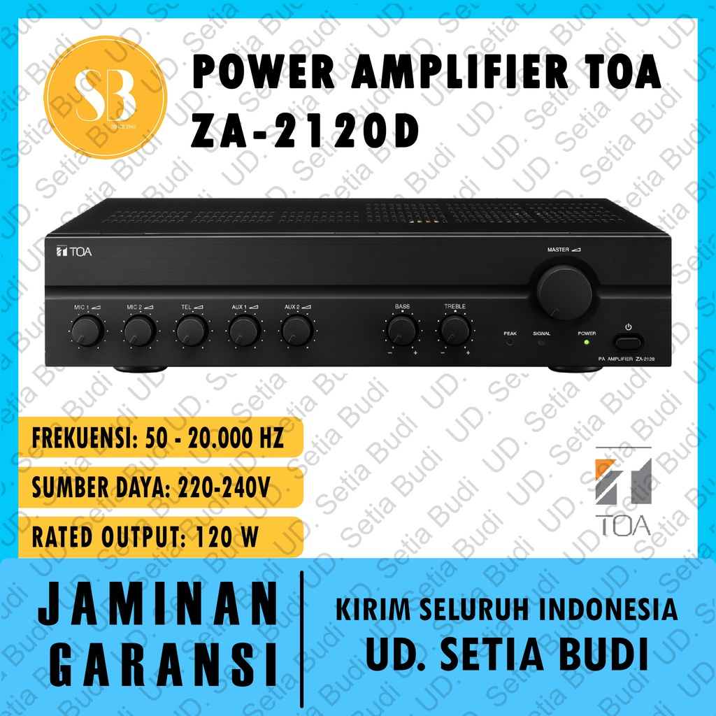 TOA Power Amplifier ZA-2120D Asli dan Bergaransi