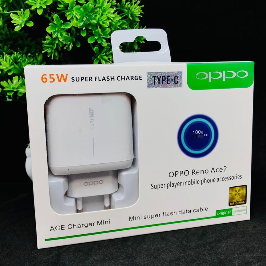 (ba) Travel Charger Brand OPPO ACE 2 65W FLASH CHARGE