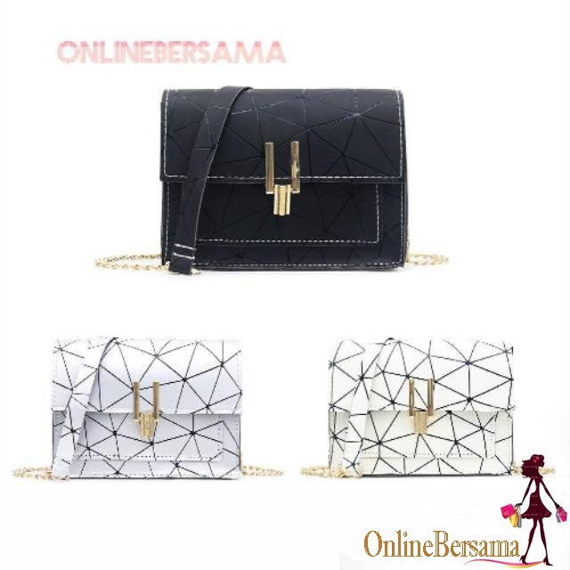 OB1030 Tas Prisma Wanita Motif Baru
