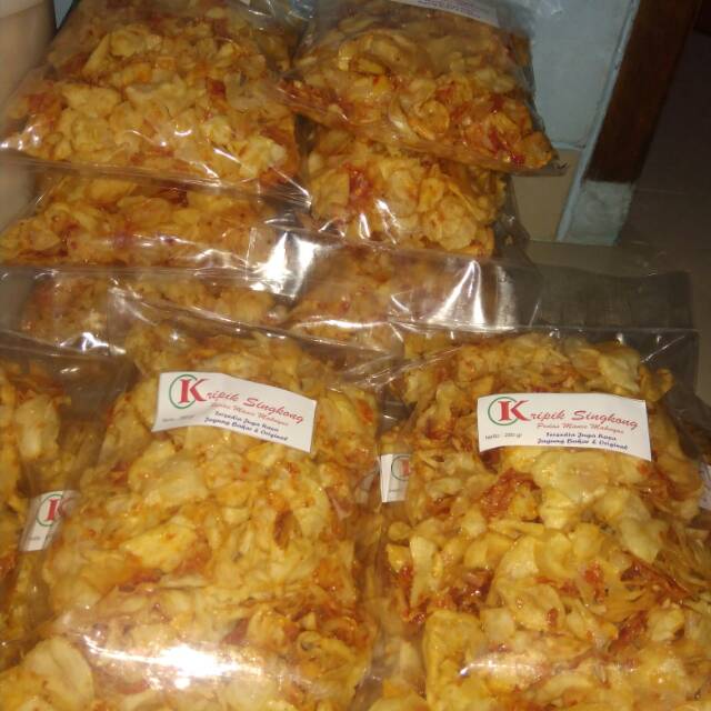 

Kripik singkong pedes manis