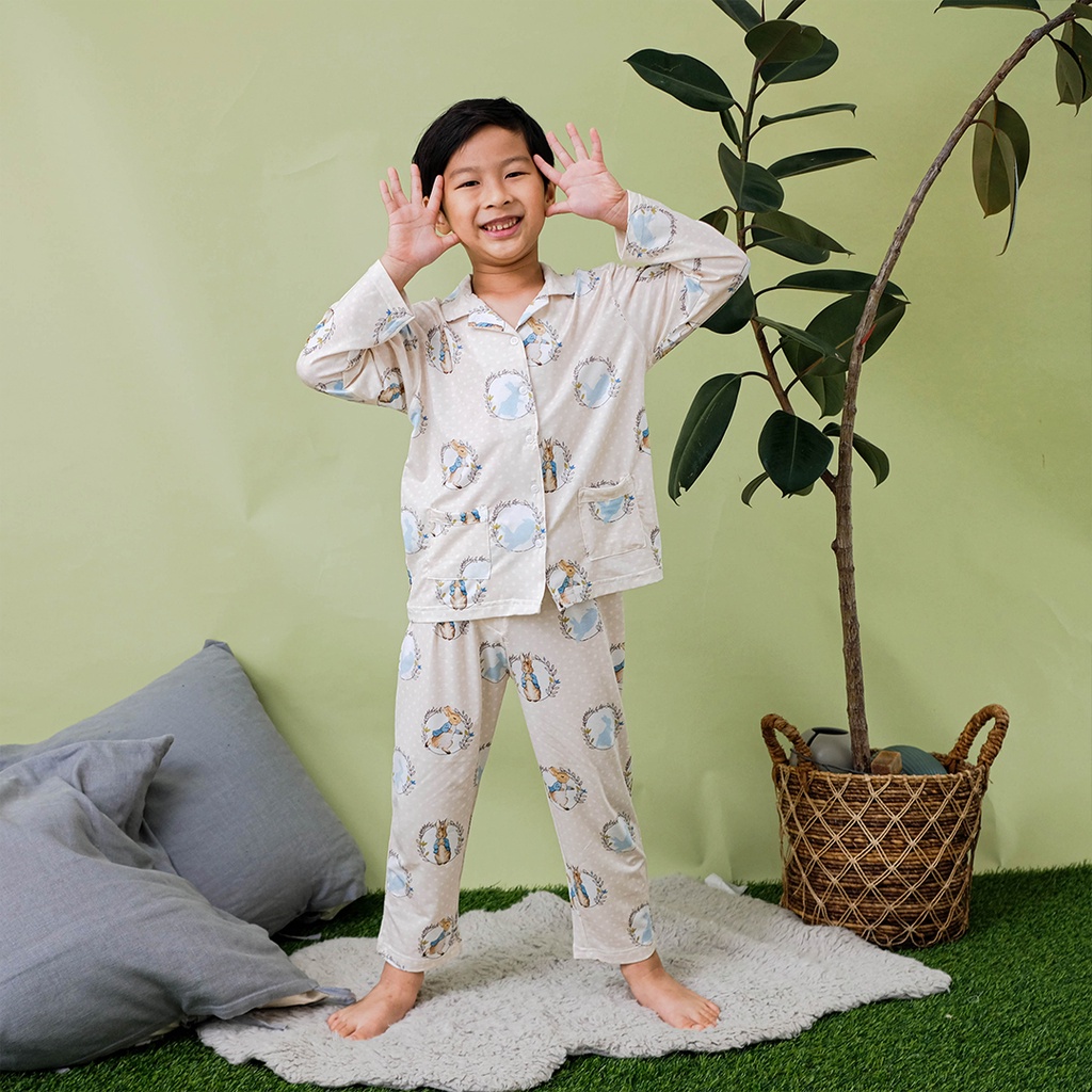 Cielyn - Clay Bunny Kids Tencel Piyama Anak-Anak