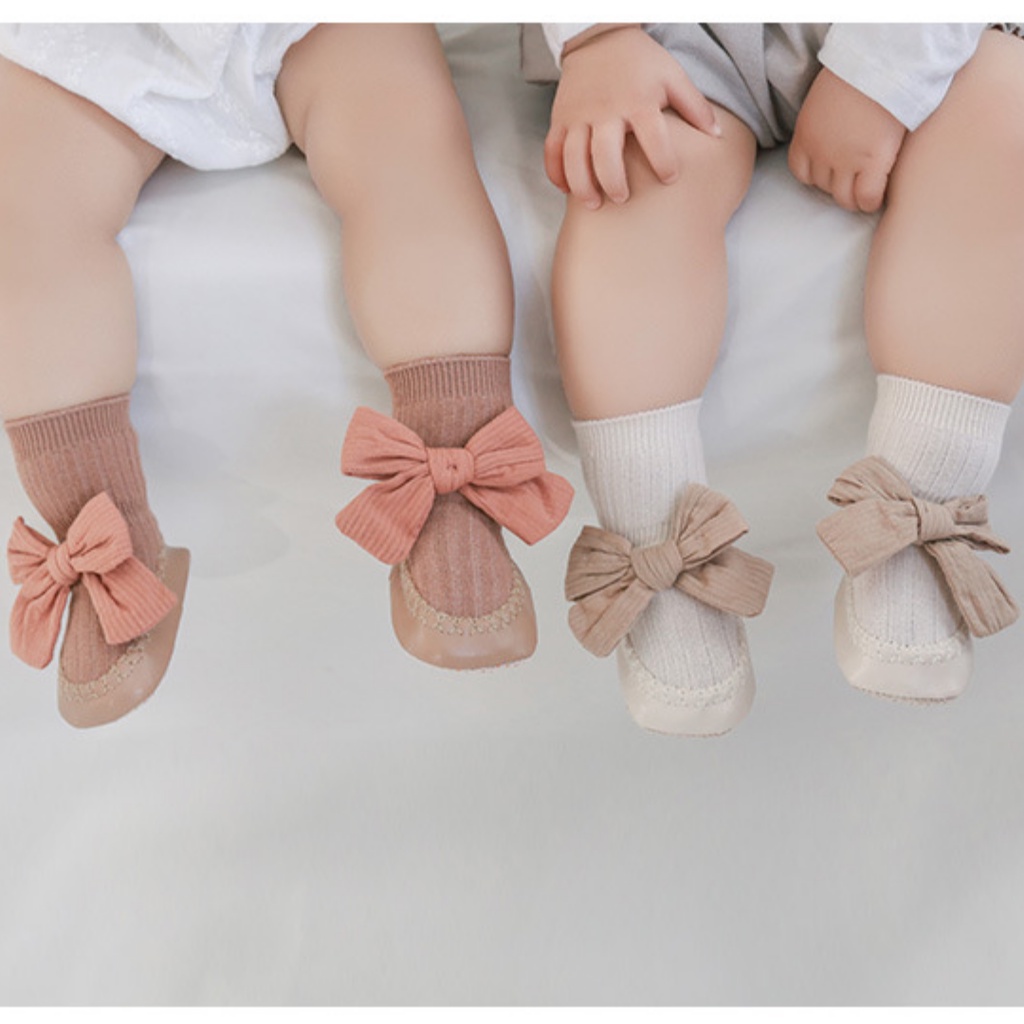 Tokobia sepatu bayi kaos kaki bayi pita besar