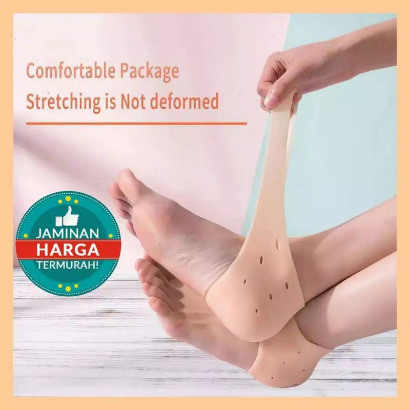 PELINDUNG TUMIT KAKI GEL SILIKON LEMBUT BANTALAN ALAS SEPATU ANTI LECET HEEL TOP