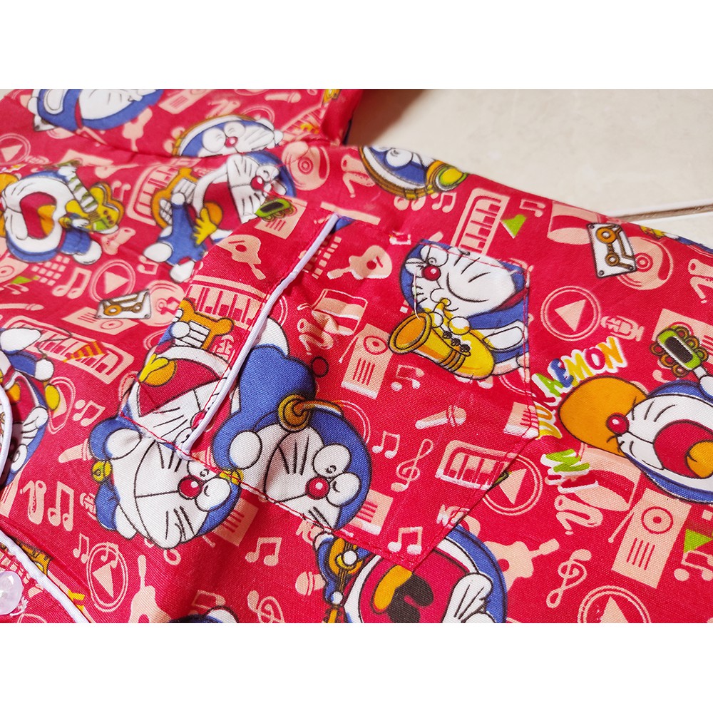 PIYAMA BAJU TIDUR ANAK MOTIF DORAEMON UNISEX