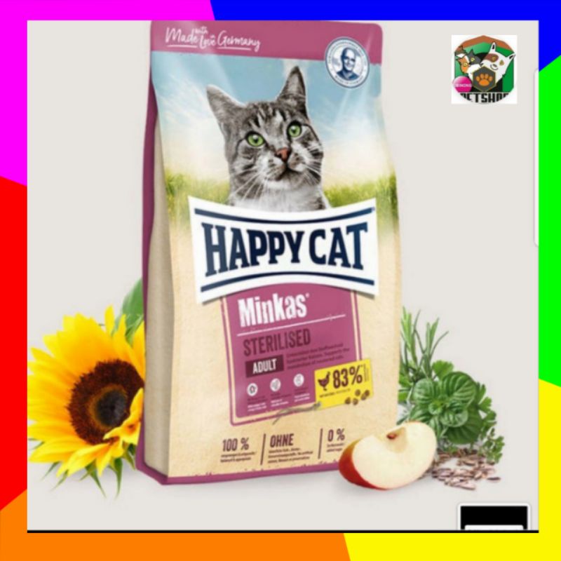 Makanan Kucing Happy Cat Minkas Sterilised 1,4kg