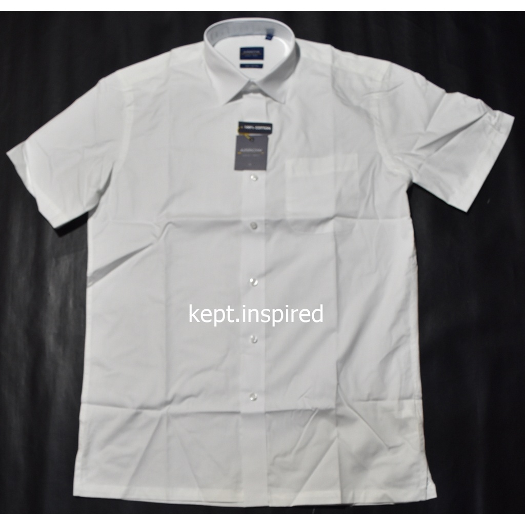 Kemeja Pria Formal Lengan Pendek ARROW Putih Polos Reguler BSS 202 Kemeja Murah